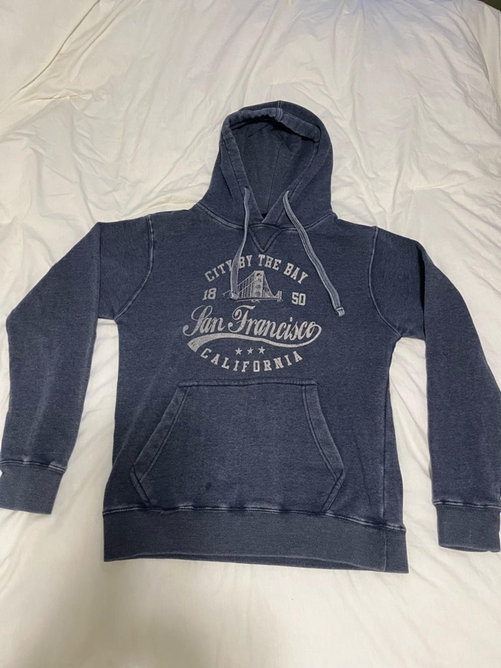 San Francisco Graphic Hooded Sweatshirt - Navy Blue